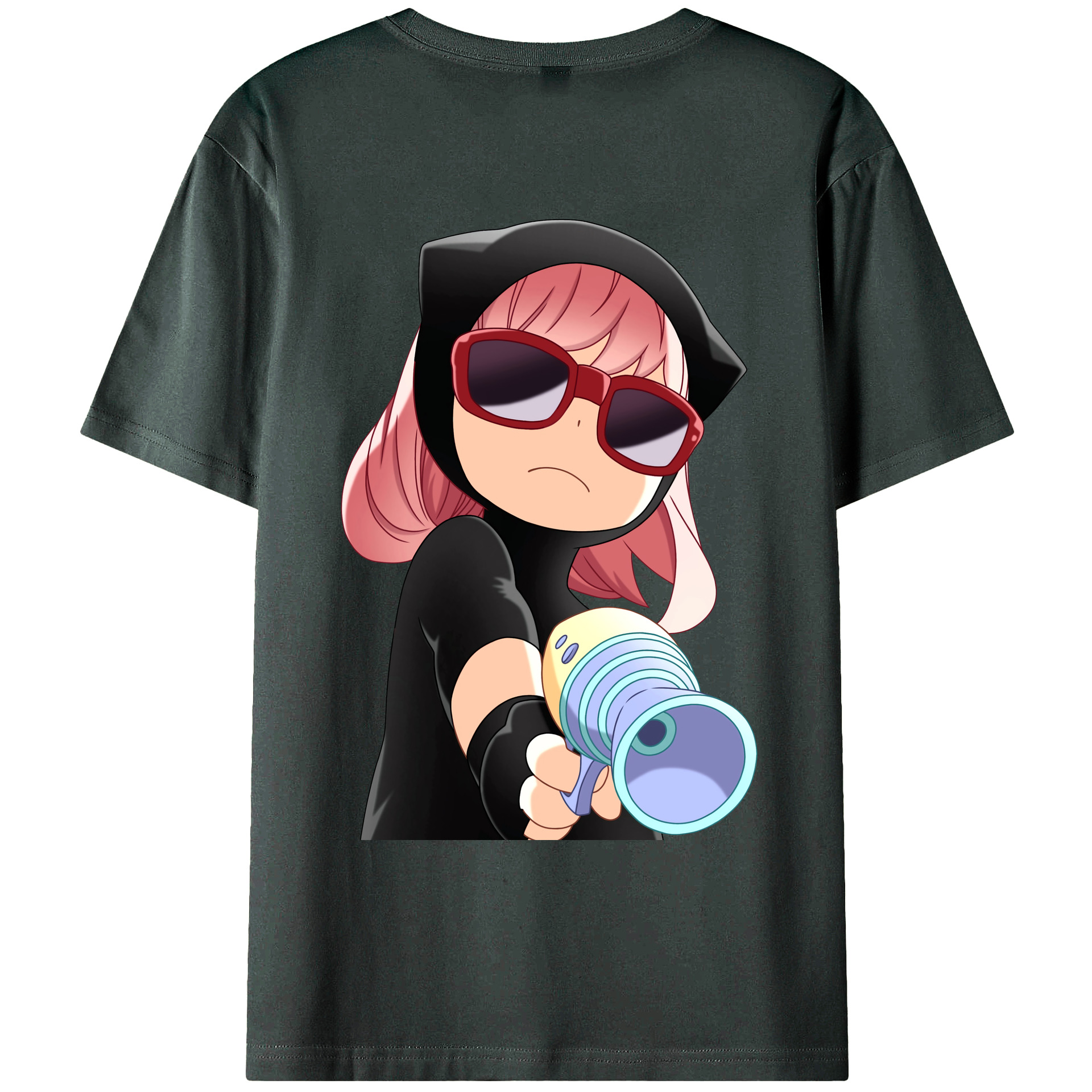 （画像用） SPY×FAMILY间谍家家酒 綿100％ メンズ半袖Tシャツ（バックプリント） 通気性